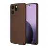 Newface Oppo Reno 14F First Silikon - Kahverengi