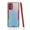 Newface Oppo Reno 6 Kılıf Platin Silikon - Kırmızı