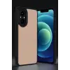 Newface Realme 12 Lite Kılıf Aras Deri Kapak - Pudra