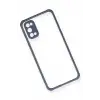 Newface Realme 7 Pro Kılıf Miami Şeffaf Silikon - Gri