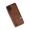 Newface Realme C11 2021 Kılıf Loop Deri Silikon - Kahverengi