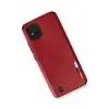 Newface Realme C11 2021 Kılıf Loop Deri Silikon - Kırmızı