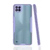 Newface Realme C11 2021 Kılıf Platin Silikon - Lila