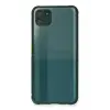 Newface Realme C11 Kılıf Miami Şeffaf Silikon - Koyu Yeşil