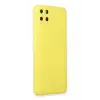 Newface Realme C11 Kılıf Nano içi Kadife Silikon - Sarı