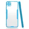 Newface Realme C15 Kılıf Platin Silikon - Mavi
