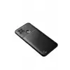 Newface Realme C21 Kılıf Auto Focus Karbon Kapak - Siyah