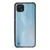 Newface Realme C21 Kılıf Miami Şeffaf Silikon - Siyah