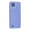 Newface Realme C21 Kılıf Nano içi Kadife Silikon - Lila