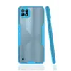 Newface Realme C21 Kılıf Platin Silikon - Mavi