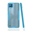 Newface Realme C21 Kılıf Platin Silikon - Mavi