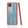 Newface Realme C21 Kılıf Platin Silikon - Pembe