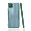 Newface Realme C21 Kılıf Platin Silikon - Yeşil