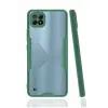Newface Realme C21 Kılıf Platin Silikon - Yeşil