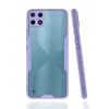 Newface Realme C25Y Kılıf Platin Silikon - Lila
