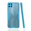 Newface Realme C25Y Kılıf Platin Silikon - Mavi