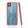 Newface Realme C25Y Kılıf Platin Silikon - Pembe
