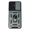 Newface Realme C53 Kılıf Pars Lens Yüzüklü Silikon - Yeşil