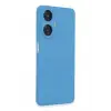 Newface Realme C55 Kılıf Nano içi Kadife Silikon - Mavi