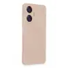 Newface Realme C55 Kılıf Nano içi Kadife Silikon - Pudra