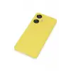 Newface Realme C55 Kılıf Nano içi Kadife Silikon - Sarı