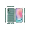 Newface Samsung A36 Kılıf Optimum Silikon - Koyu Yeşil