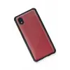 Newface Samsung Galaxy A01 Core Kılıf Miami Şeffaf Silikon - Lacivert