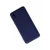Newface Samsung Galaxy A01 Core Kılıf Nano içi Kadife Silikon - Lacivert