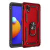 Newface Samsung Galaxy A01 Core Kılıf Sofya Yüzüklü Silikon Kapak - Kırmızı