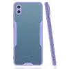 Newface Samsung Galaxy A02 Kılıf Platin Silikon - Lila