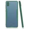 Newface Samsung Galaxy A02 Kılıf Platin Silikon - Yeşil