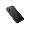 Newface Samsung Galaxy A02S Kılıf Auto Focus Kapak - Siyah