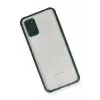 Newface Samsung Galaxy A02S Kılıf Miami Şeffaf Silikon - Koyu Yeşil