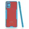 Newface Samsung Galaxy A02S Kılıf Platin Silikon - Mavi