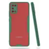 Newface Samsung Galaxy A02S Kılıf Platin Silikon - Yeşil