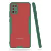 Newface Samsung Galaxy A02S Kılıf Platin Silikon - Yeşil
