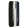 Newface Samsung Galaxy A03S Kılıf Ebruli Lansman Silikon - Siyah-Lacivert
