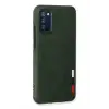 Newface Samsung Galaxy A03S Kılıf Loop Deri Silikon - Yeşil