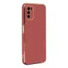 Newface Samsung Galaxy A03S Kılıf Volet Silikon - Kırmızı
