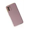 Newface Samsung Galaxy A03S Kılıf Volet Silikon - Mor