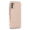 Newface Samsung Galaxy A03S Kılıf Volet Silikon - Pembe