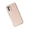 Newface Samsung Galaxy A03S Kılıf Volet Silikon - Pembe