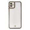 Newface Samsung Galaxy A04 Kılıf Liva Lens Silikon - Siyah