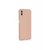 Newface Samsung Galaxy A04 Kılıf Nano içi Kadife Silikon - Pudra