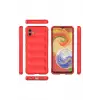 Newface Samsung Galaxy A04 Kılıf Optimum Silikon - Kırmızı