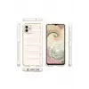 Newface Samsung Galaxy A04 Kılıf Optimum Silikon - Krem