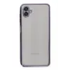 Newface Samsung Galaxy A04 Kılıf Razer Lensli Silikon - Mor