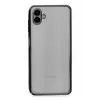Newface Samsung Galaxy A04 Kılıf Razer Lensli Silikon - Siyah