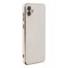 Newface Samsung Galaxy A04 Kılıf Volet Silikon - Beyaz