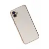 Newface Samsung Galaxy A04 Kılıf Volet Silikon - Beyaz